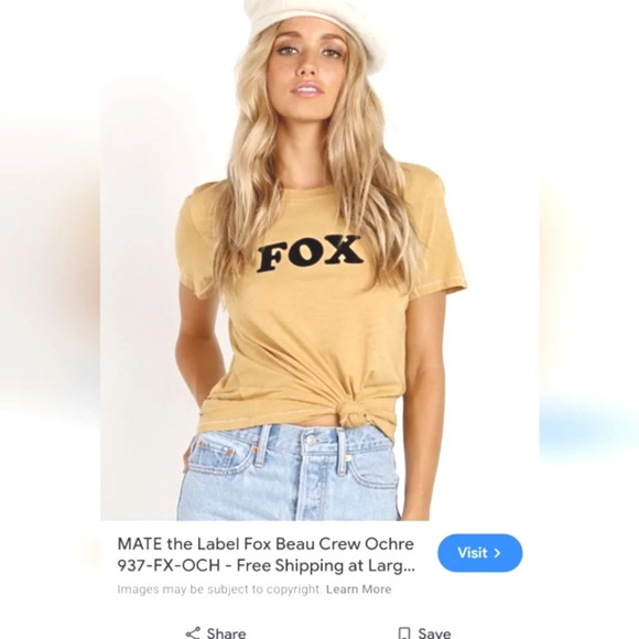 MATE the Label T-Shirt in "FOX", Size M/L - Picture 6 of 9